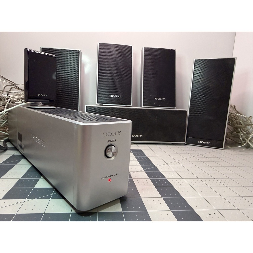 Sony S-Master TA-SB500WR2 Surround Amplifier DIR-R1 & 5 Speaker System